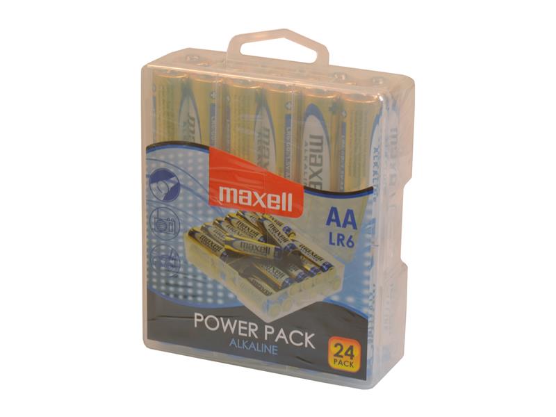 Baterie AA (R6) alkalická MAXELL Power Pack 24ks