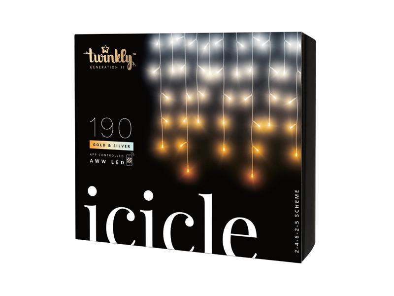 Smart LED vánoční řetěz TWINKLY Icicle TWI190GOP-TEU 5x0