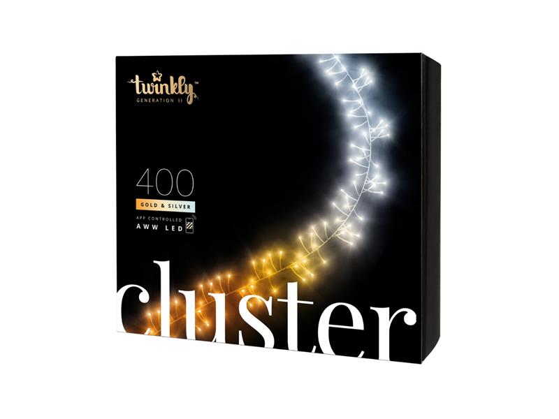 Smart LED vánoční řetěz TWINKLY Cluster TWC400GOP-BEU 6m WiFi