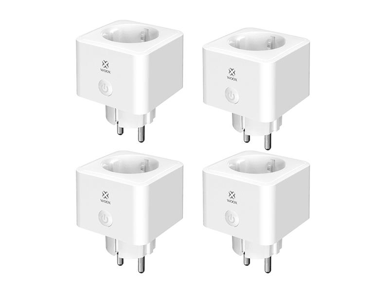 Smart sada zásuvek WOOX R6087/4pack WiFi Tuya