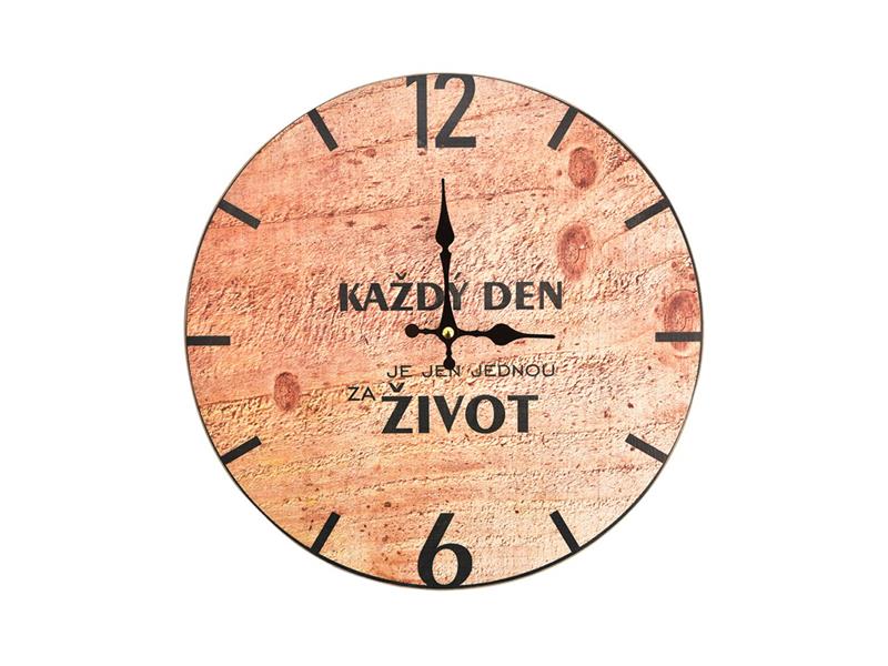Hodiny INDECOR Každý den 34cm