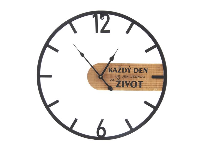 Hodiny INDECOR Každý den 50cm