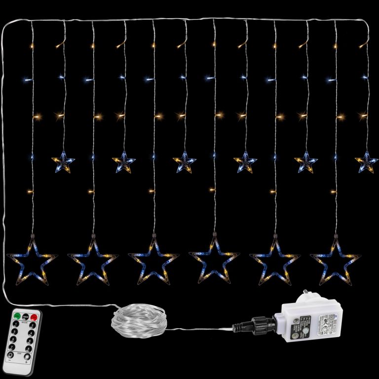 VOLTRONIC® 67296 Vánoční závěs - 12 hvězd