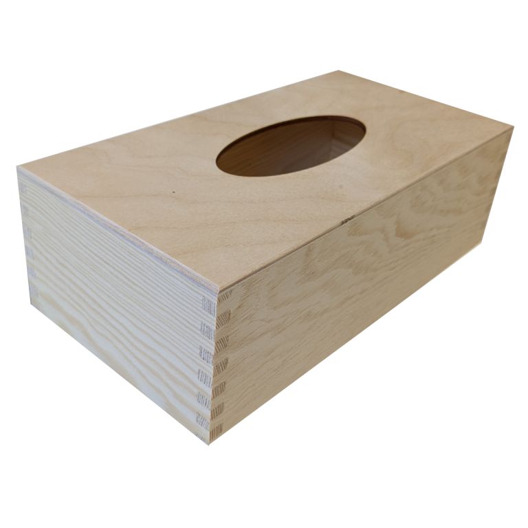 Dřevěná krabička na kapesníky KLASIK