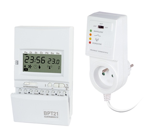 Termostat ELEKTROBOCK BPT21 bezdrátový - rozbaleno - natržený originální obal