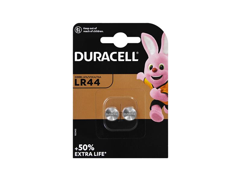 Baterie LR44 (A76) DURACELL alkalická 2ks blistr