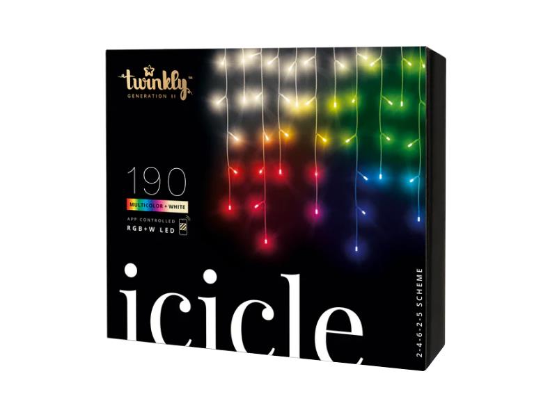 Smart LED vánoční řetěz TWINKLY Icicle TWI190SPP-TEU 5x0