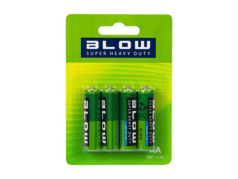 Baterie AA (LR6) Zn-Cl BLOW Super Heavy Duty 4ks / blistr