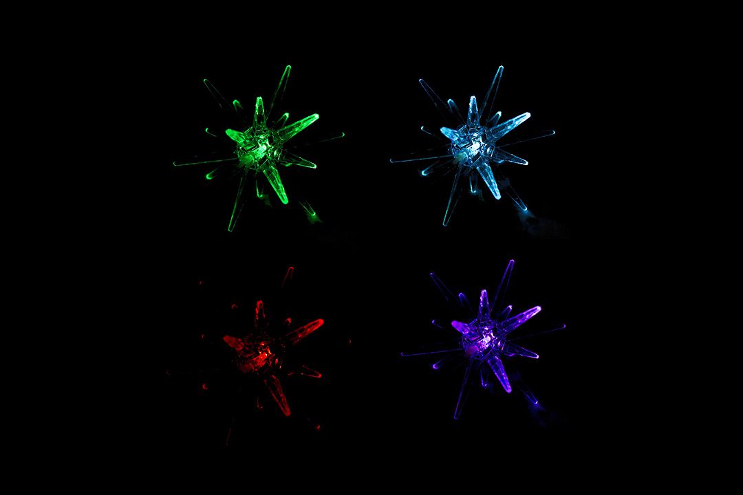 Nexos 42972 Světelná LED dekorace - hvězda - měnící barvy Nexos