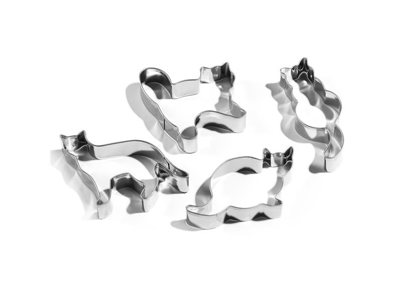 Sada vykrajovátek GADGET MASTER Cookie Cutters Cats 4ks