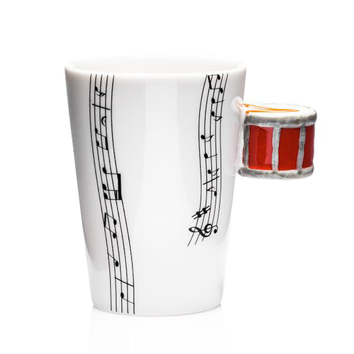 Hrnek GADGET MASTER Music Mug Drum Red