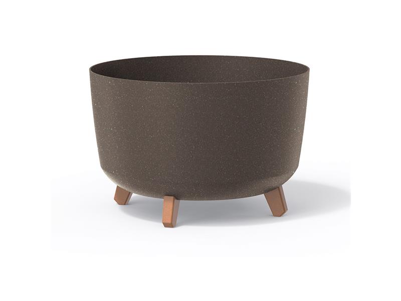 Květináč GRACIA STANDARD ECO WOOD kávový 23