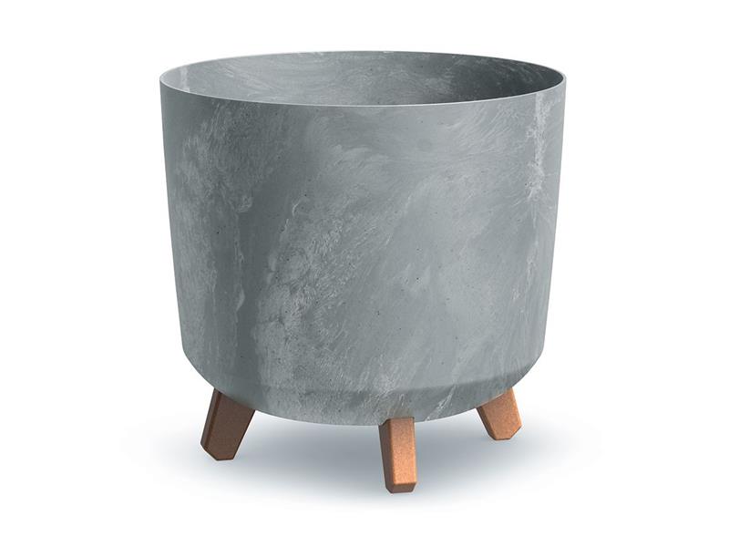 Květináč GRACIA TUBUS BETON EFFECT šedý 29