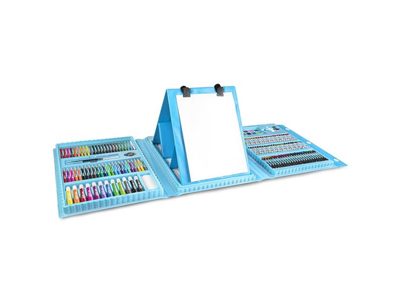Kreativní výtvarná sada EASY II 208ks modrá - rozbaleno - poškozený orig.obal