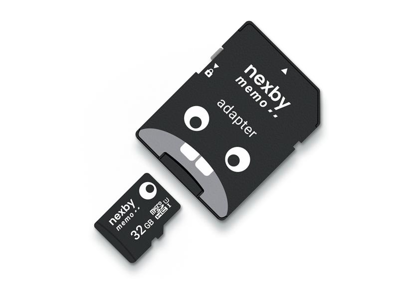 Karta paměťová NEXBY micro SD 32 GB s adaptérem