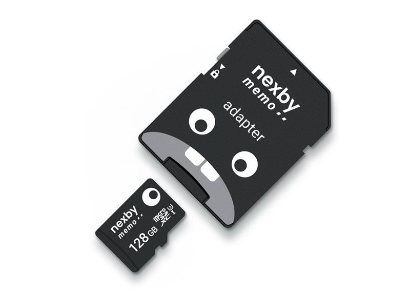 Karta paměťová NEXBY micro SD 128 GB s adaptérem