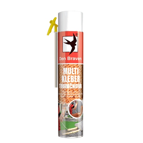 Pěna DEN BRAVEN MULTI KLEBER trubičková 825ml - rozbaleno - poškozené víčko