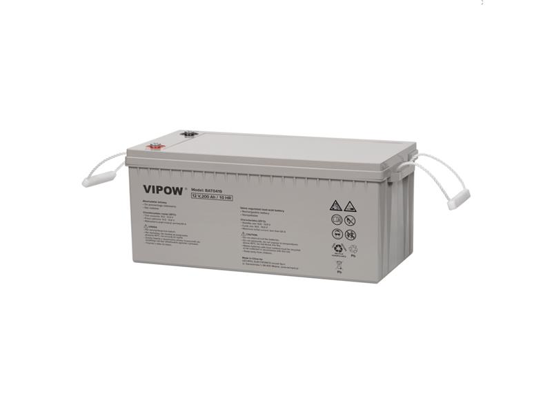 Baterie olověná 12V 200Ah VIPOW BAT0419