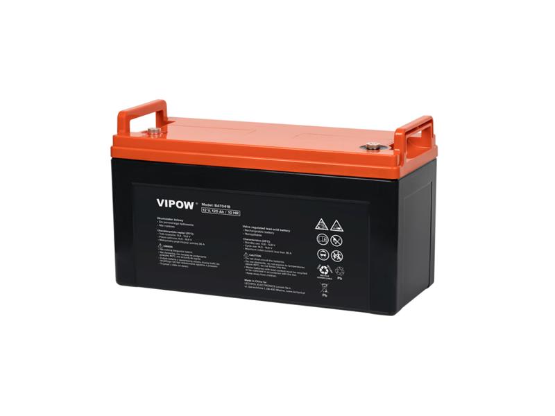 Baterie olověná 12V 120Ah VIPOW BAT0418