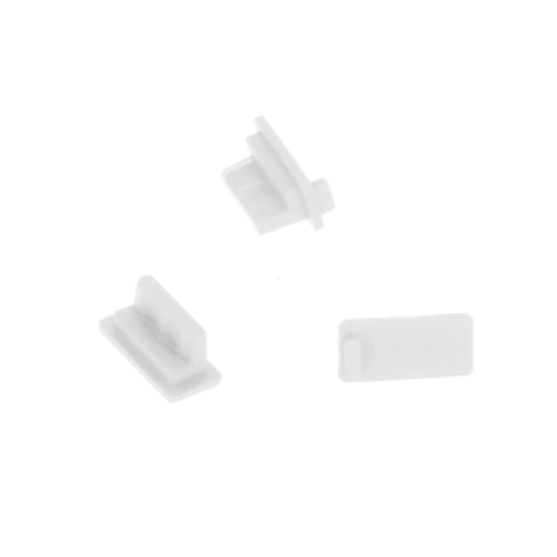 Záslepka pro konektor Micro USB 10ks White
