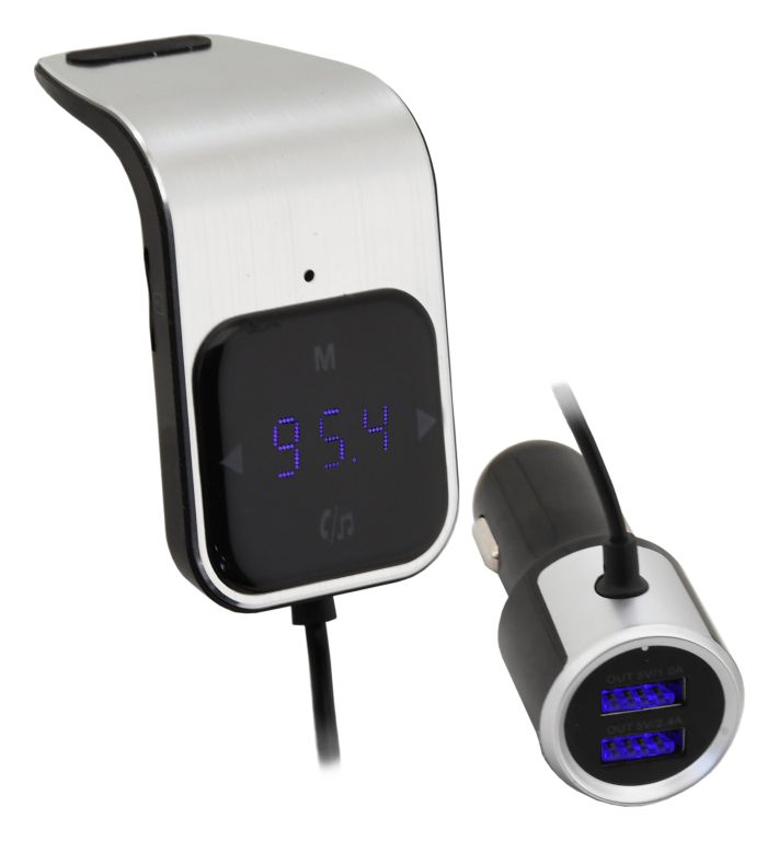 Hands free FM transmitter do mřížky Compass