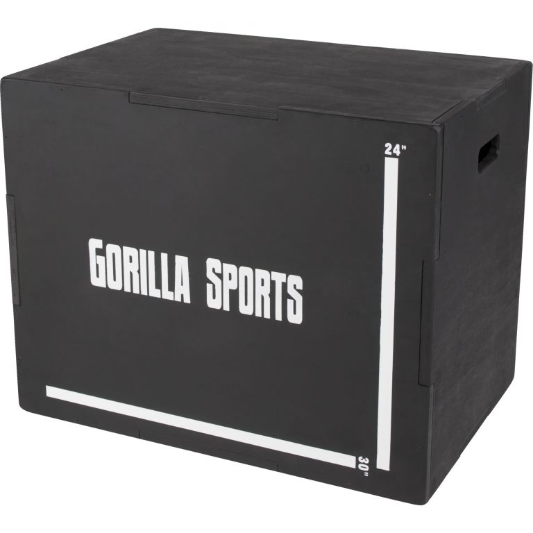 Gorilla Sports Plyobox v černé barvě Gorilla Sports