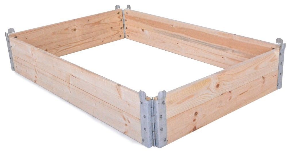 Rojaplast 93089 záhon vyvýšený SKLÁDACÍ 80x60cm dřevěný Rojaplast