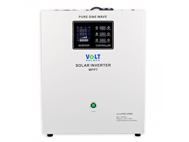 Solární regulátor VOLT Sinus Pro 2200 S 12/230V 2200VA 1400W MPPT 40A