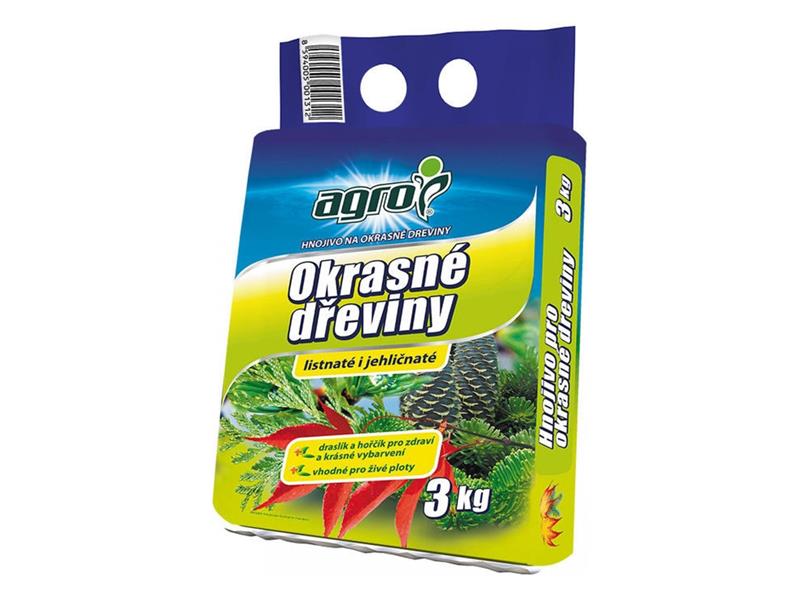 Hnojivo pro okrasné dřeviny AGRO 3kg