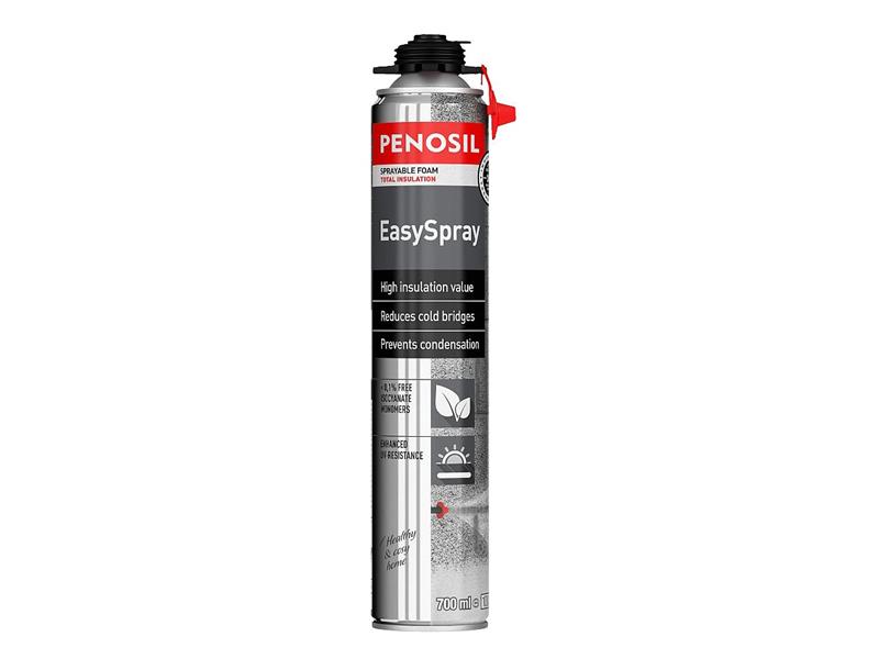 Pěna pro nástřik PENOSIL EasySpray totální izolace 700ml - rozbaleno - bez tyčinky