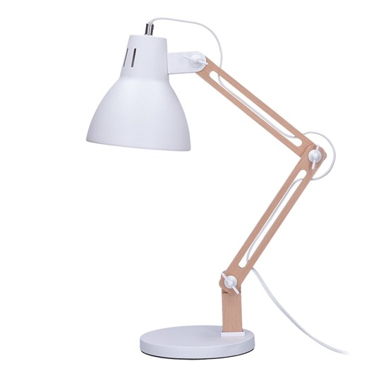 Lampa stolní SOLIGHT WO57-W - rozbaleno - mírně poškozená základny + odloupnutý lak