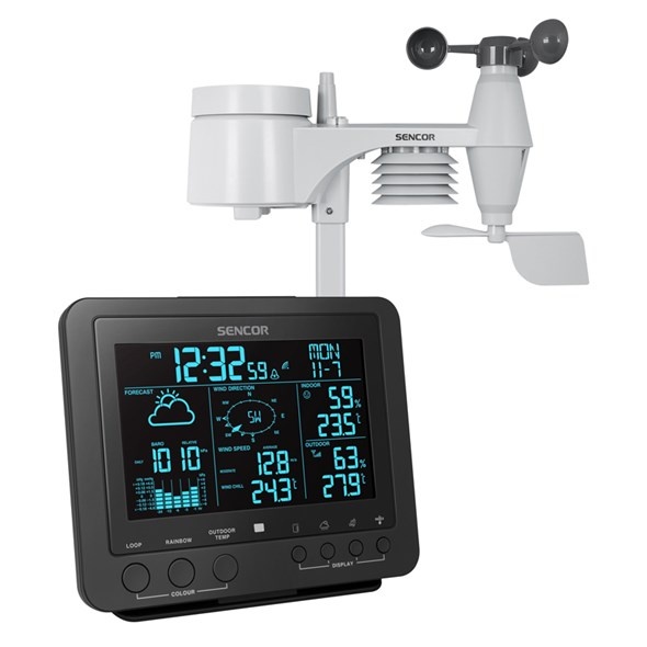 Meteostanice SENCOR SWS 9700 - rozbaleno - poškozený originální obal