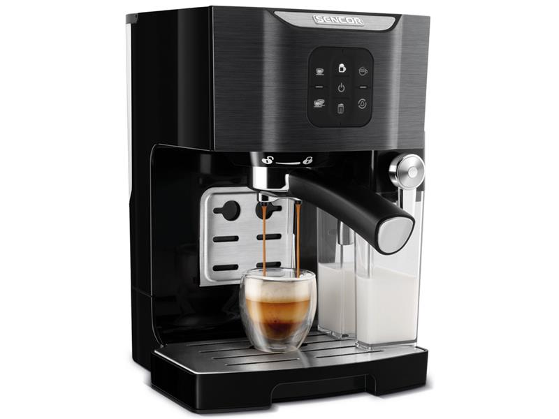 Espresso SENCOR SES 4040BK - rozbaleno - zkušebně vyzkoušeno