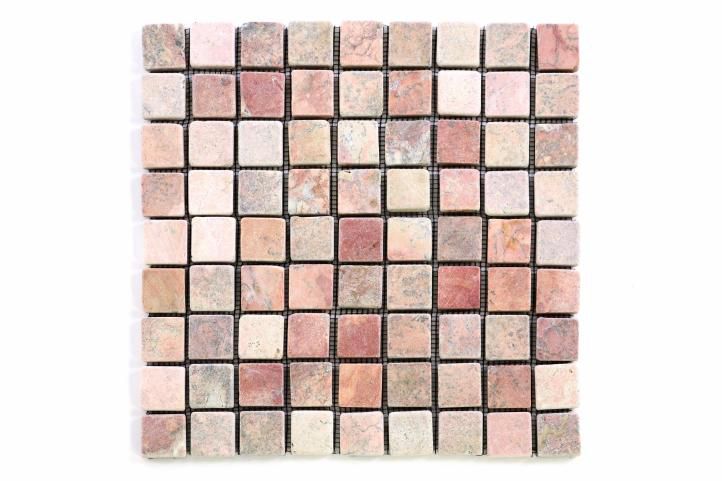 Divero Garth 9649 Mramorová mozaika - červená obklady 1ks - 30 x 30 cm Divero