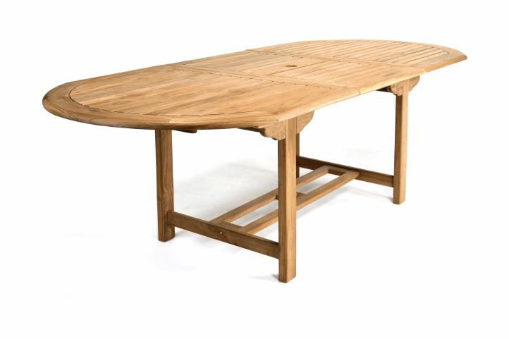 Garthen 1093 Rozšiřitelný zahradní stůl z týkového dřeva