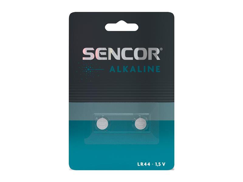 Baterie LR44 alkalická SENCOR SBA Alkaline 2ks / blistr