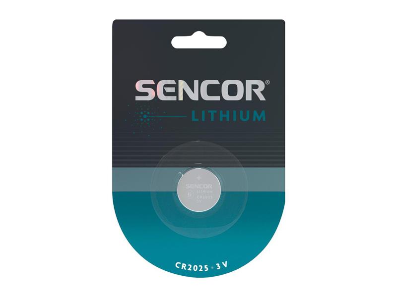 Baterie CR2025 SENCOR SBA Lithium 1ks / blistr
