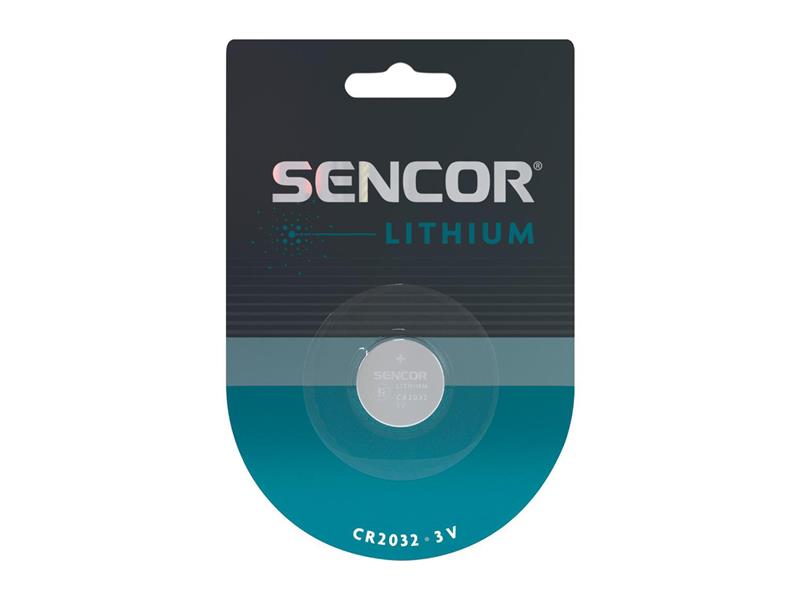 Baterie CR2032 SENCOR SBA Lithium 1ks / blistr