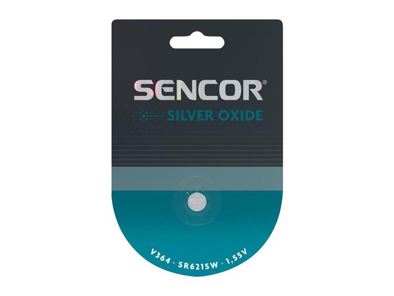 Baterie Ag V364 SENCOR SBA Silver Oxide 1ks / blister