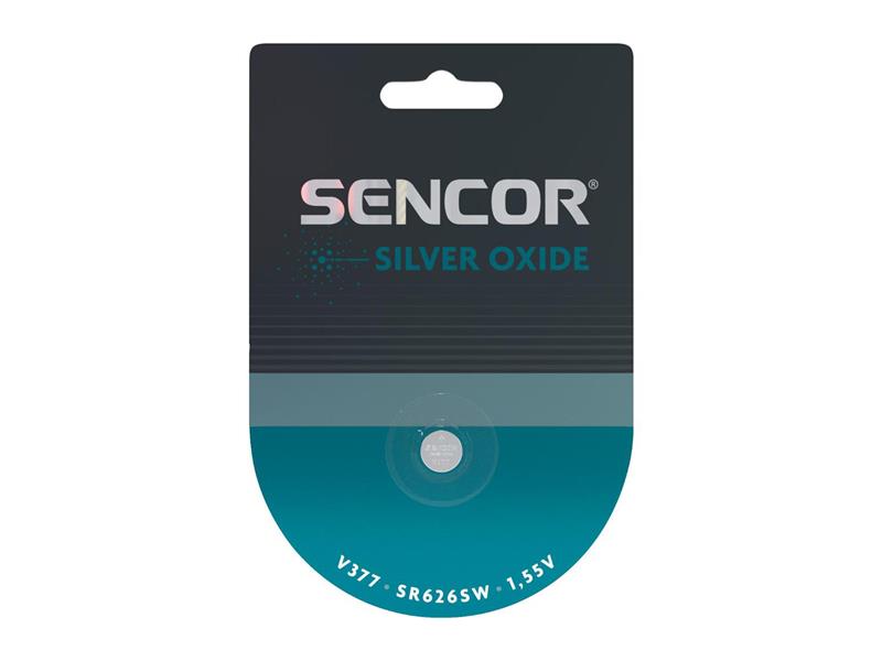 Baterie Ag V377 SENCOR SBA Silver Oxide 1ks / blister
