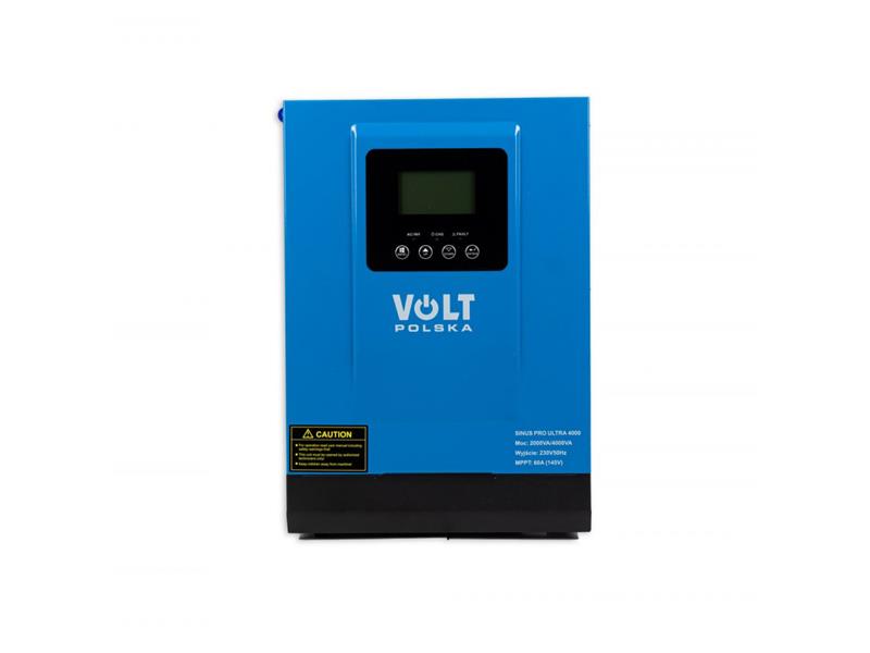 Hybridní měnič napětí VOLT Sinus Pro Ultra 4000 24/230V 2000/4000W MPPT 60A