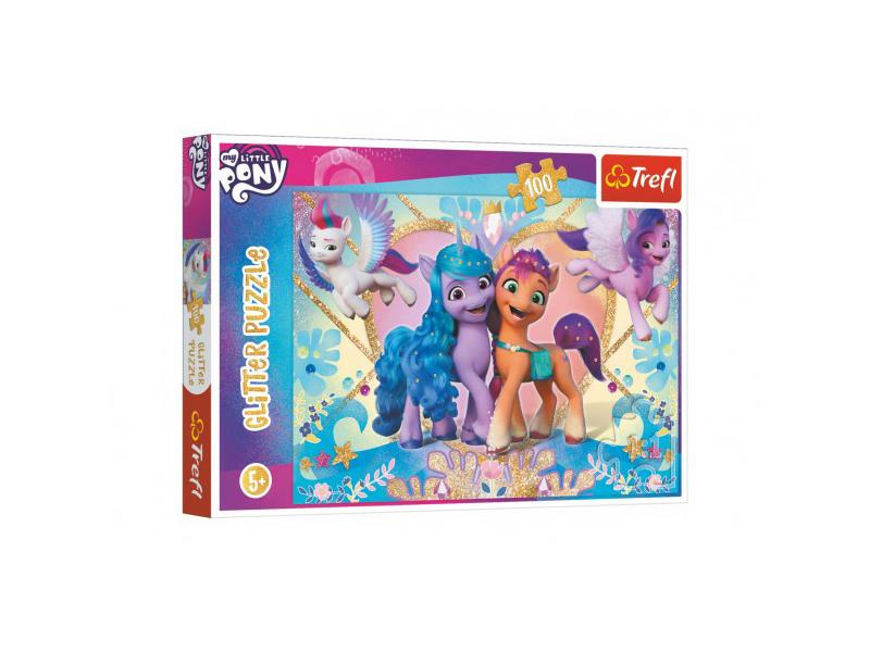 Puzzle TREFL My Little Pony - třpytivé 100 dílků
