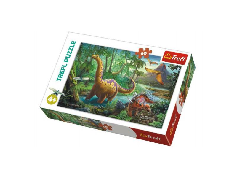 Puzzle TREFL Dinosauři 60 dílků