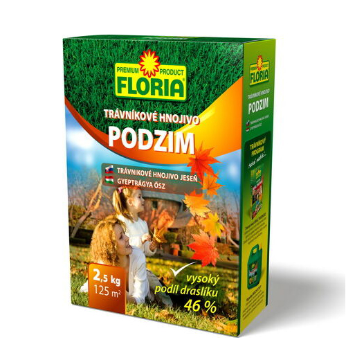 Trávníkové hnojivo FLORIA Podzim 2