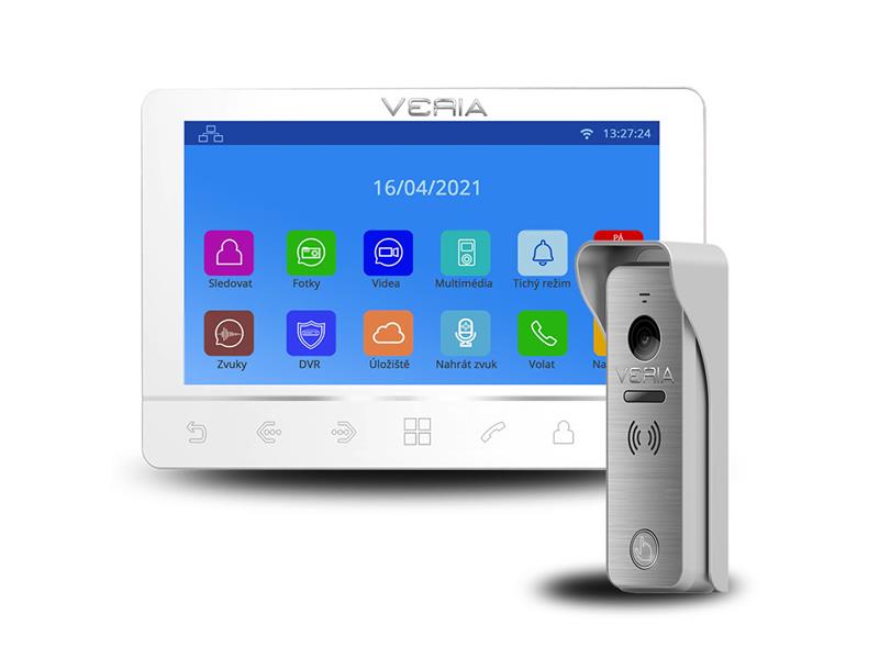 Videotelefon VERIA 8276B White + VERIA 831 ze série VERIA 2-WIRE WiFi Tuya