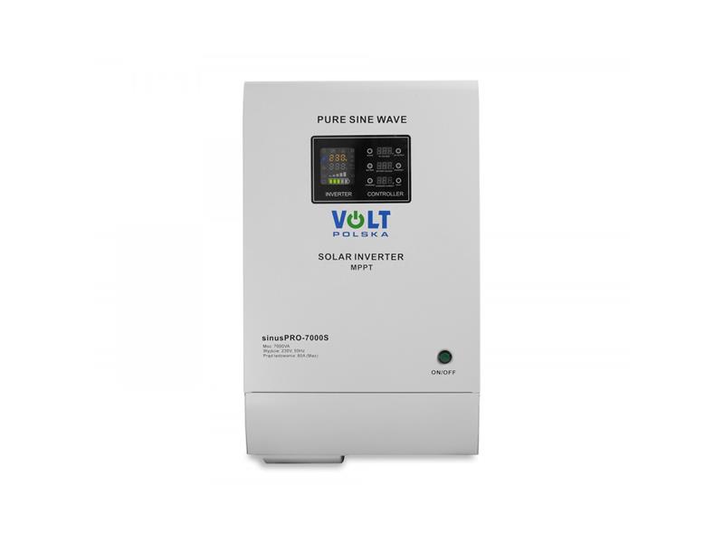 Měnič napětí VOLT Sinus Pro 7000 S 48/230V 7000VA 5000W MPPT 80A - rozbaleno