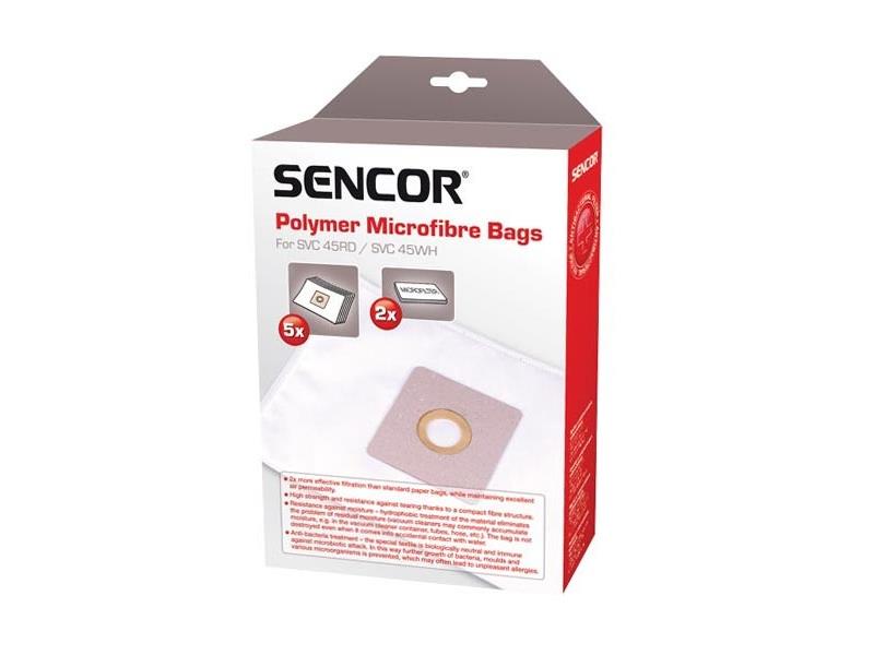 Sáčky do vysavače SENCOR SVC 45/52 Micro - rozbaleno - poškozený obal