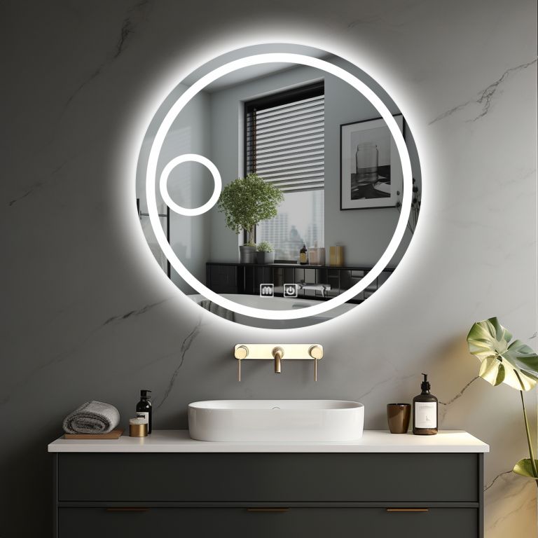 IREDA Koupelnové LED zrcadlo s osvětlením