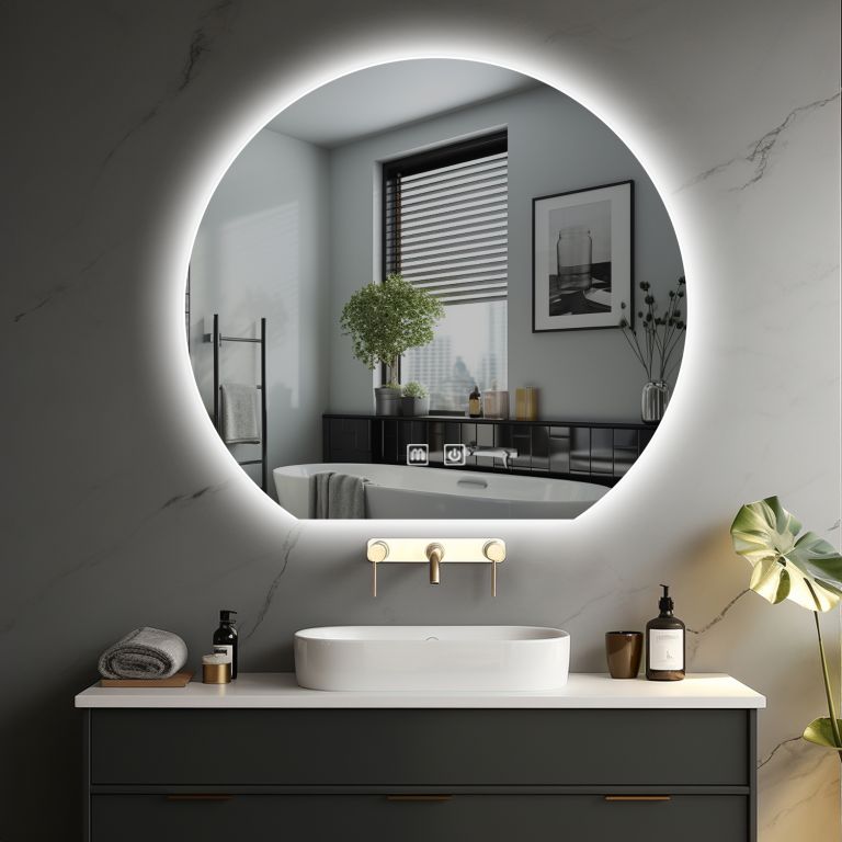 IREDA koupelnové zrcadlo s LED osvětlením