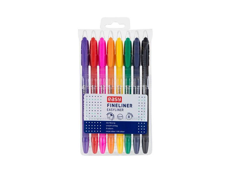 Fineliner EASYLINER sada 8ks